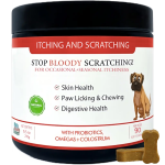 Stop Bloody Scratching natural organic herbal dog treats
