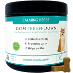 Calm the eff down natural orgnaic herbal dog treats