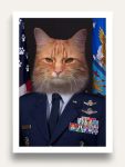 The Air Force General – Custom Pet Portrait