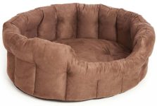 Pets and Leisure Oval Premium Faux Suede Softee Dog Pet Beds