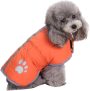 Queenmore Cold Weather Dog Coats – Reversible Winter Fleece Vest, Waterproof Jacket, XS-XXL Sizes