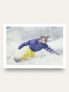 The Snowboarder – Custom Pet Portrait